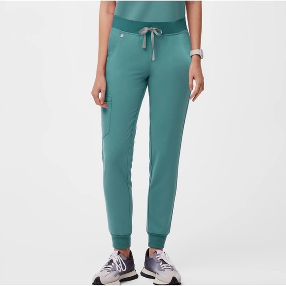 Figs Zamora Jogger Turquoise Pants Scrub XS - Picture 1 of 11